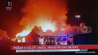 POŽAR REČICA OB SAVINJI 15 11 2022 [upl. by Mailliw37]