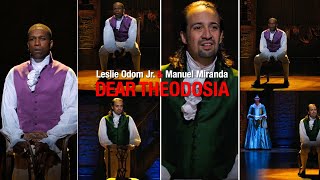 Dear Theodosia  Leslie Odom Jr amp LinManuel Miranda Vertical Split Screen vers Hamilton Musical [upl. by Ade]