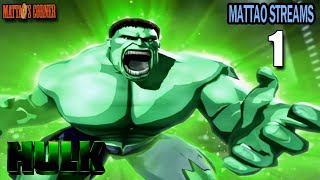 Green Man is Angry Man  Hulk 2023 LIVESTREAM Playthrough 1 [upl. by Aisirtap]