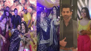 Shireen Mirza Sangeet Ceremony Full Uncut Video aly gonidivyanka Tripathi amp Ye hai Mohhabtein Team [upl. by Eatnuahc]