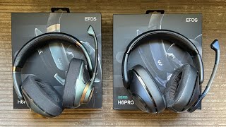 EPOS H6PRO Gaming Headsets Review Closed and Open Acoustic Versions [upl. by Drazze]