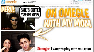 MY MOM WENT ON OMEGLE FOR THE FIRST TIME AND [upl. by Ainitsirk]