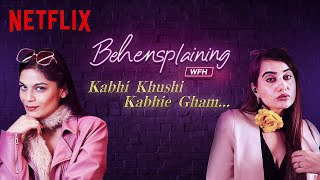 Behensplaining  Srishti Dixit amp kushakapila5643 review Kabhi Khushi Kabhie Gham  Netflix India [upl. by Wallach]