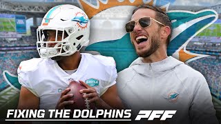 Fixing The Miami Dolphins Before The 2024 NFL Season  PFF [upl. by Brechtel964]