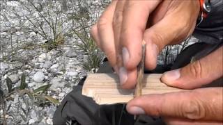 Bushcraft Primitive Navigation How do make a portable Sundial Compass [upl. by Born]