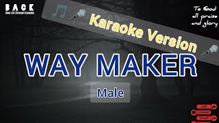 Way Maker KARAOKE Minus 1 [upl. by Lovich]