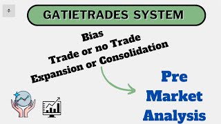 Pre Market Analysis  GatieTrades System Part3 [upl. by Palm]