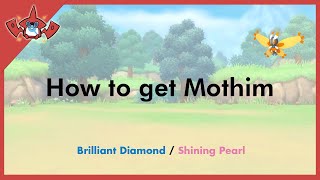 How to get Mothim in Pokemon Brilliant Diamond amp Shining Pearl 414 [upl. by Thirzi]