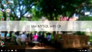 Qt MYSQL Connect Complete Tutorial  Xampp  Mysql Connector C [upl. by Adni]