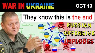 13 Oct MASSACRE Russians LOSE 1’030 TROOPS 75 TANKS amp ARMORED VEHICLES IN 1 DAY  War in Ukraine [upl. by Ahsiatal760]