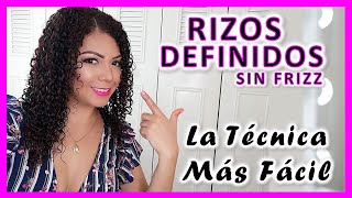 DEFINIR LOS RIZOS 🔴 La Técnica mas fácil y rápida para unos RIZOS PERFECTOS ♥🔴 YOLIANA GAMBOA [upl. by Edgar]