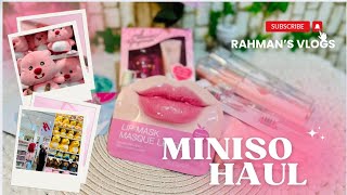 🎀 MINISO Shopping Haul 🛒🛍️👛🫧 [upl. by Notnert730]