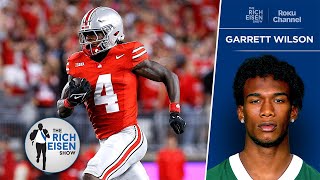 Ohio State Alum Garrett Wilson Trades Jabs with Michigan Alum Rich Eisen Ahead of Their Rivalry Game [upl. by Ilrahs606]