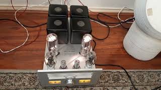 845 SG8457 Shuguang Stereo Tube Amplifier 18 Watts Per Channel Single Ended 845 300B 6SN7 [upl. by Eatnhoj]