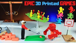 EPIC 3D Printed Games You Can Print Today [upl. by Isbel]