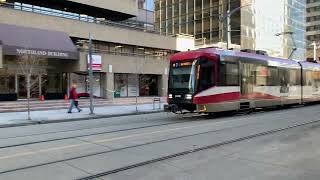 February 23 2024 Blueline S200 In Downtown Calgary [upl. by Tterraj9]