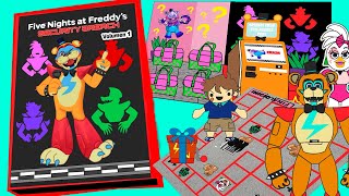 HAZ UN LIBRO FIVE NIGTHS AT FREDDYS VOL 1 🎁DIY Fnaf [upl. by Adlesirk]