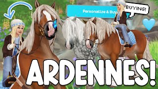 BUYING ARDENNES HORSES IN STAR STABLE 🐴 [upl. by Armillda]