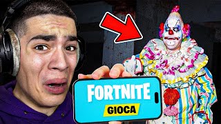 Entra un CLOWN alle 300 di Notte Mentre Gioco a Fortnite [upl. by Lleirbag]