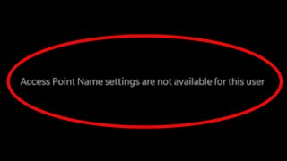 Access Point Name settings are not available for this user Problem Solve [upl. by Patin]