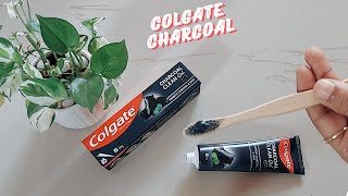 Colgate Charcoal Clean Black Gel Toothpaste Review in Hindi  Colgate Charcoal Toothpaste [upl. by Peti444]