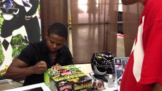 Walter jones aka Zack the black ranger autograph [upl. by Ennovehc258]