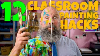 12 Painting hacks in 90 seconds Classroom tips to save you time and cut stress [upl. by Aig934]