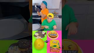 Emoji cake VS Donuts ice cream challenge🍨 funny by Ethan Funny Family [upl. by Stevena798]