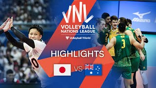 🇯🇵 JPN vs 🇦🇺 AUS  Highlights Week 3  Mens VNL 2022 [upl. by Herby]