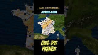 prévisions météoFrance pour demain le Mardi 22 Octobre 2024 france meteo meteofrance actu [upl. by Odnesor]