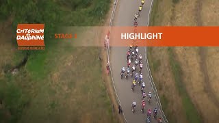 Critérium du Dauphiné 2020  Stage 1  Stage highlights [upl. by Ellehc]