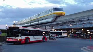 Walt Disney World Transportation System Audio Mix  Bus Ride to Magic Kingdom Bill Rogers [upl. by Joris]