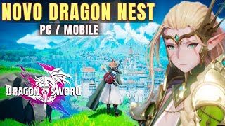 NOVO DRAGON NEST pra PC e MOBILE é INCRÍVEL 😱 DRAGON SWORD  NOVO ACTION RPG da HOUND 13  PROJECT D [upl. by Navert]