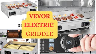 Unboxing and Reviewing The Vevor Electric Griddle  Is It Worth The Hype [upl. by Nylrem803]