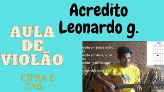 acredito Leonardo Gonçalves aula de violão completa [upl. by Jasmine]