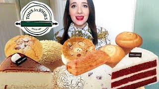 EVERYTHING CREAM CHEESE 🍰 TOUS LES JOURS MUKBANG 🍞 뚜레쥬르 먹방 [upl. by Philippine]