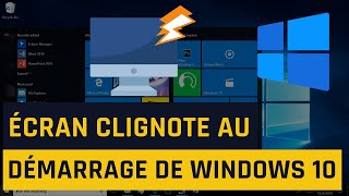 Écran clignote au démarrage de Windows 10 Résolu [upl. by Ayeki]