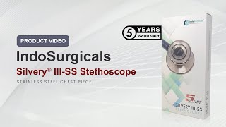 IndoSurgicals Silvery IIISS Stethoscope [upl. by Enixam]