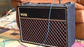 1964 JMI Vox AC30 Top Boost Demo John Mayer Strat and Tube Drive [upl. by Gautea258]