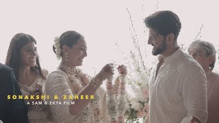 Sonakshi amp Zaheer  The Wedding Film  Sam amp Ekta [upl. by Nryhtak]