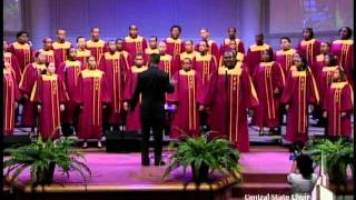 The Central State University Chorus singing God Cares [upl. by Ispep]