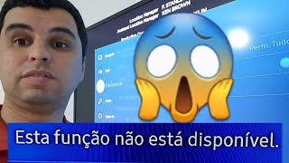 Samsung TV Erro quotestá função não está disponívelquot como resolver [upl. by Berriman903]