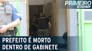 Prefeito de Lajeado do Bugre RS é assassinado dentro da prefeitura  Primeiro Impacto 251122 [upl. by Eckhardt222]