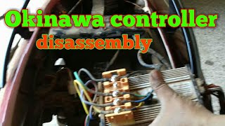 Okinawa electric scooter controller disassembly [upl. by Windy]