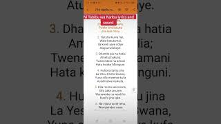 Ni Tabibu wa Karibu lyrics and sound [upl. by Akceber625]