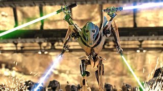 General Grievous vs ObiWan Kenobi 4K HDR  Star Wars Revenge of the Sith [upl. by Aikim]