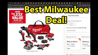 The BEST Milwaukee Deal You Can Get At Home Depot Right NOW [upl. by Stedman]