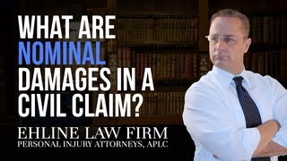 What are nominal damages in a civil claim [upl. by Corenda]