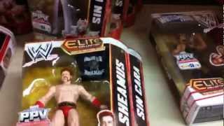 WWE ACTION INSIDER Best of PPV 2012 Elite at Toysrus figure aisle store quotgrims toy showquot [upl. by Stine]