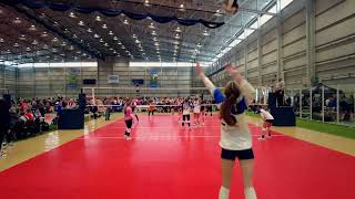 Rockin Rockford Match 2 Set 1  Milwaukee Jrs 15 S vs Starz 15 Black [upl. by Moria]